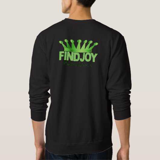 曲線の石を投げる人の海のスエットシャツ スウェットシャツ (裏面)