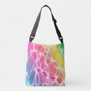曲線の虹 クロスボディバッグ