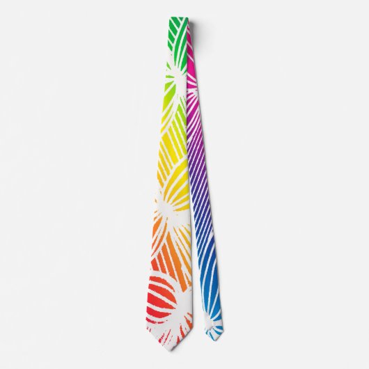 曲線の虹 ネクタイ (正面)