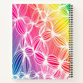 曲線の虹 ノートブック (裏面)