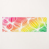 曲線の虹 ヨガマット (正面(横))