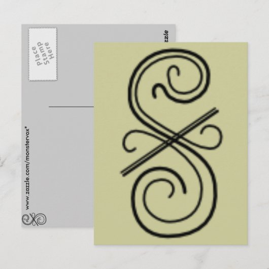 曲線はがき ポストカード (正面/裏面)