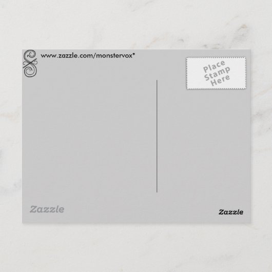 曲線はがき ポストカード (裏面)