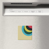 曲線カラフルパターン マグネット (インサイチュ (食洗機))