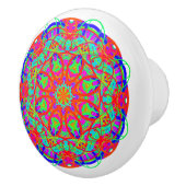 曲線カラフルマンダラ防峰 セラミックノブ (右)