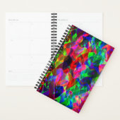 曲線カラフル三角形または色の起伏。 プランナー手帳 (ディスプレー)