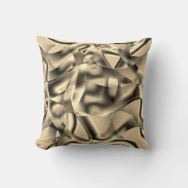 曲線カーキまたはベージュの形状、派手なトーン クッション