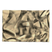 曲線カーキまたはベージュの形状、派手なトーン 枕カバー (裏面-左)