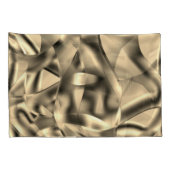 曲線カーキまたはベージュの形状、派手なトーン 枕カバー (裏面-右)