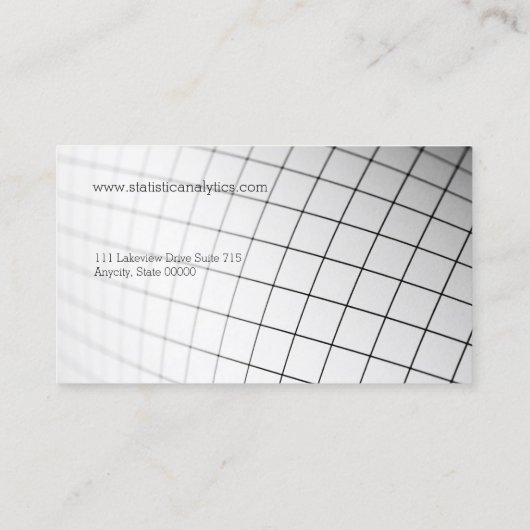 曲線グラフ 名刺 (裏面)