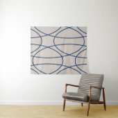 曲線コンテンポラリー抽象デザイン タペストリー (インサイチュ(横))