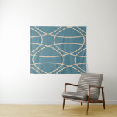 曲線コンテンポラリー抽象デザイン タペストリー (インサイチュ(横))