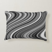 曲線ユニークの線のパターン アクセントクッション (裏面)