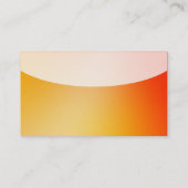 曲線上のトップv4d – ソフトグラデーションの名刺 名刺 (裏面)