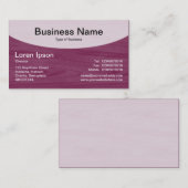 曲線上部v3b – クリムゾン 名刺 (正面/裏面)