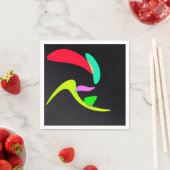 曲線形状 スタンダードカクテルナプキン (インサイチュ)