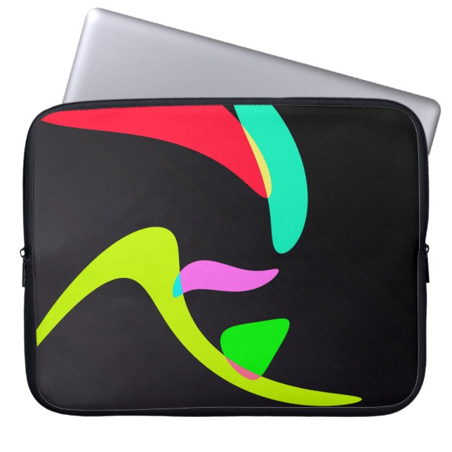 曲線形状 ラップトップスリーブ (正面)