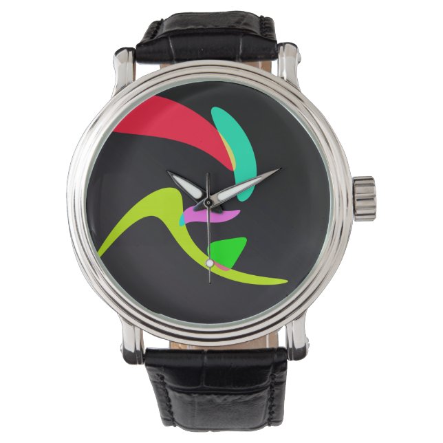 曲線形状 腕時計 (正面)