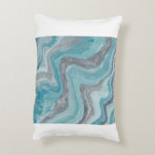 曲線抽象芸術 アクセントクッション (裏面(縦))