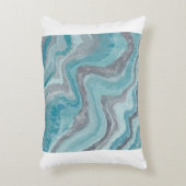 曲線抽象芸術 アクセントクッション (正面(垂直))