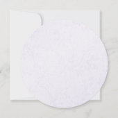 曲線文字丸招待状 招待状 (裏面)