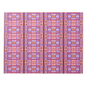 曲線格子模様（大） ノートパッド (正面)