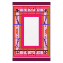 曲線状の格子文具