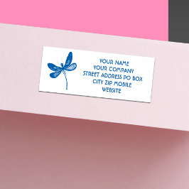 曲線状トンボ事業又は私住所 セルフインキングスタンプ