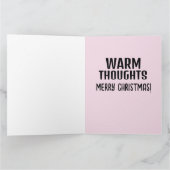 曲線美のヒルダの裸の尻　クリスマスカード カード (内部)