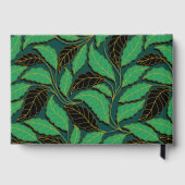 曲線葉分岐黒G622 ゲストブック (裏面)