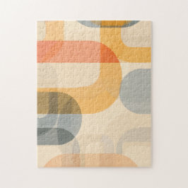 曲線透明型枠と文字宇宙 ジグソーパズル