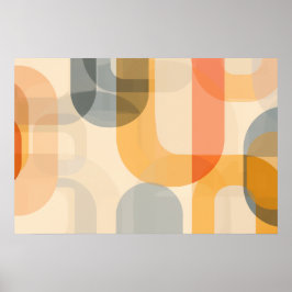 曲線透明型枠 ポスター