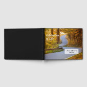 曲線道路お祝いオブライフメモリアル ゲストブック (全面)