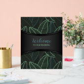 曲線離れ分岐黒G625 アクリルサイン (ウェディング)