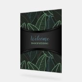 曲線離れ分岐黒G625 アクリルサイン (傾斜)