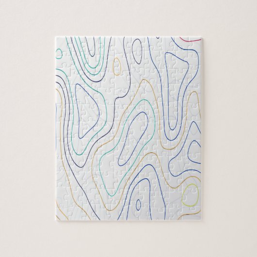 曲線 ジグソーパズル (縦)