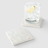 曲線 ストーンコースター (横)