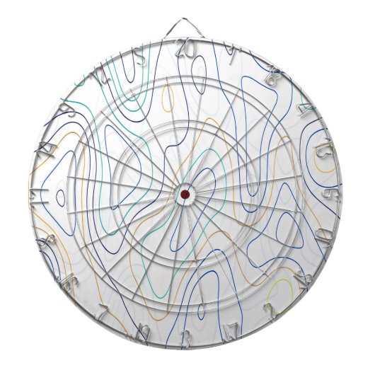 曲線 ダーツボード (正面)