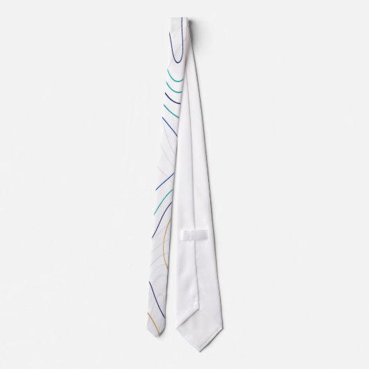 曲線 ネクタイ (裏面)
