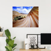 曲線 ポスター (ホームオフィス)