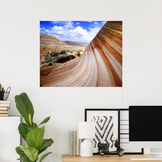 曲線 ポスター (ホームオフィス)