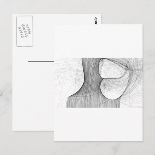 曲線 ポストカード (正面/裏面)