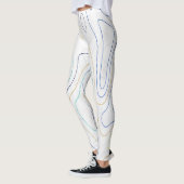 曲線 レギンス (左)