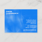 曲線II青 名刺 (裏面)