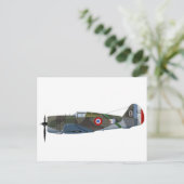 曲線P-36Aホーク875C1 ポストカード (スタンド正面)