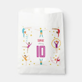 曲芸と体操のスポーツ女の子の誕生日 フェイバーバッグ (正面)