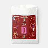 曲芸と体操のスポーツ女の子の誕生日 フェイバーバッグ (正面)