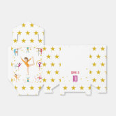 曲芸と体操のスポーツ女の子の誕生日 フェイバーボックス (折り畳みなし)