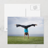 曲芸師と曲芸師2 ポストカード (正面/裏面)