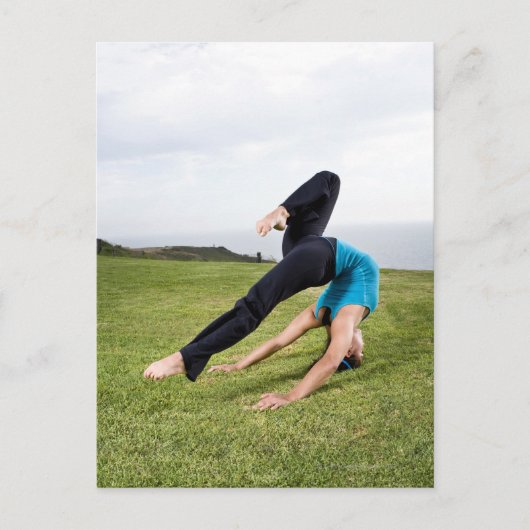 曲芸師と曲芸師 ポストカード (正面)